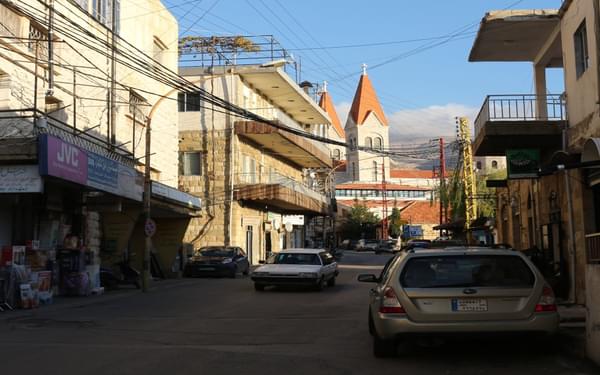 Large churches dominate the centre of Maronite Christian communities