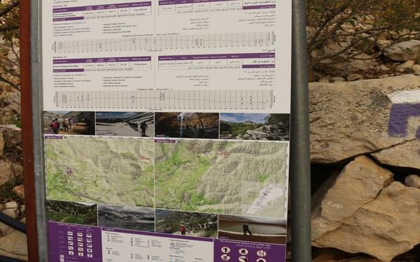 The LMTA information boards found at the start of each stage are comprehensive and informative