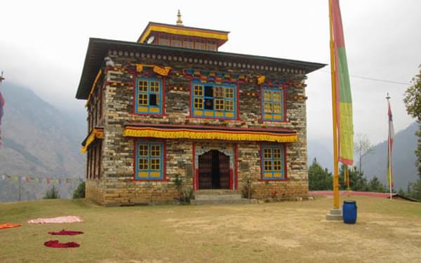 Pema Namding Monastery Is Located On A Ridge Between Chokha And Kharikhola