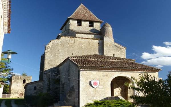 13 The hillside church in Clermont-Dessous