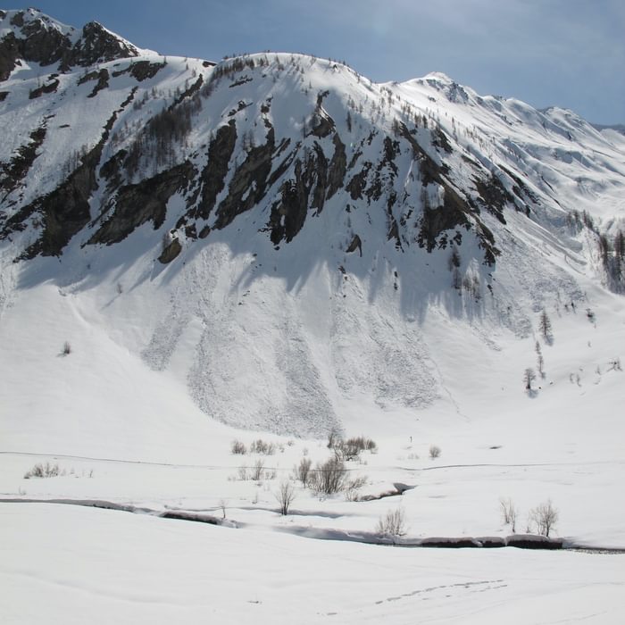 Avalanche debris, French Mercantour