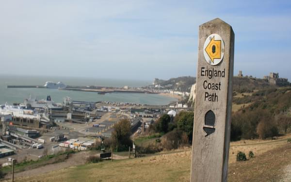 England Coast Path National Trail at Dover