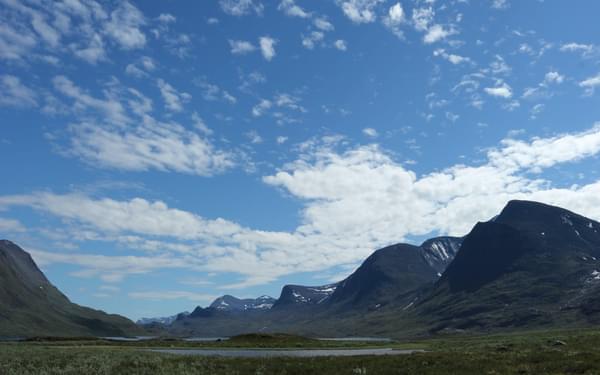 9 Big skies above the Lapone Mountains south of Abisko.