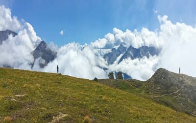 View East From The Path To The South Of Refuge Larpont