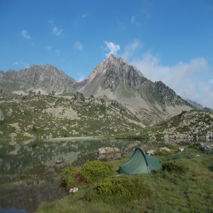 Camp at Lac Blanc