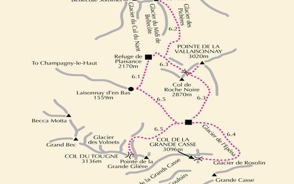Map 6 Vanoise North