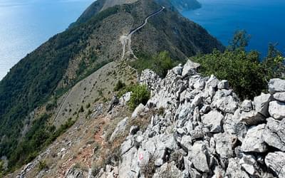 View south from the hiking trail to Sis, near Beli, on the island of Cres, Croatia © Rudolf Abraham