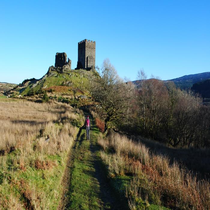 Dolwyddelan Castle In The Lledr Valley One Of The Castles Of The Medieval Welsh Princes
