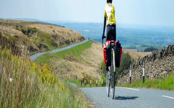 Going over Rivington Pike from the easier side
