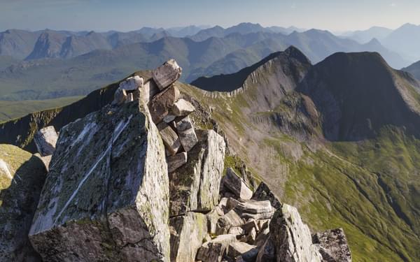 On top o’ the world, on Binnein Mòr (leg 1, Charlie Ramsay Round)