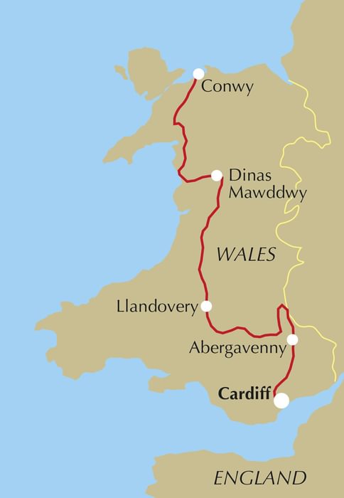Cambrian Way Map