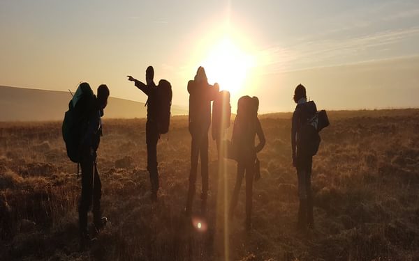 Sun rises