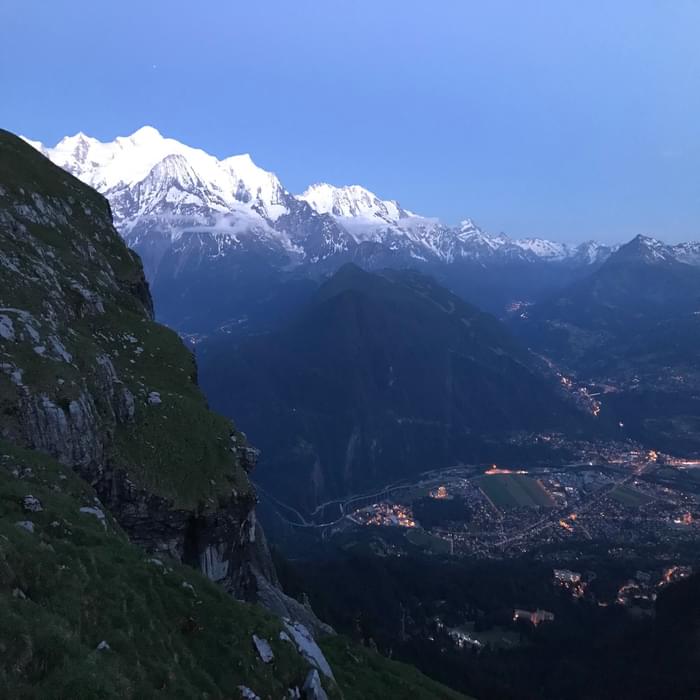 9 Mont Blanc Evening