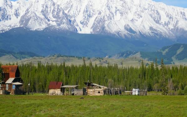 The Russian Altai seen from Kuray