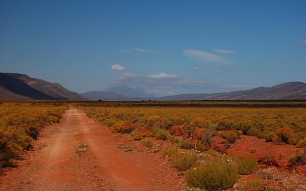 Red sand roads