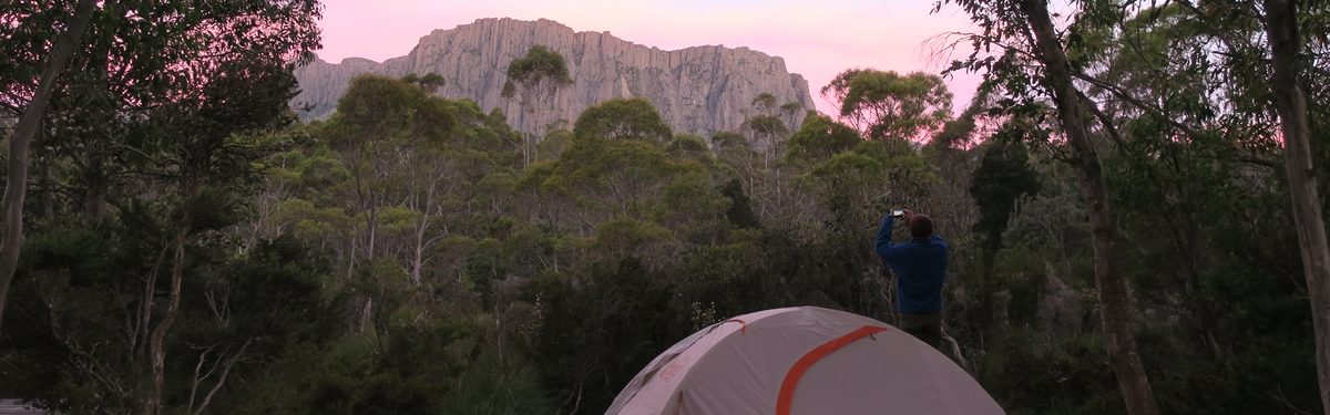 22 Camping platform near Kia Ora Hut
