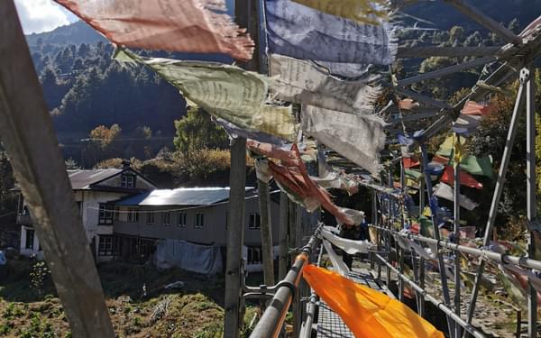 The prayer flags are just so pretty