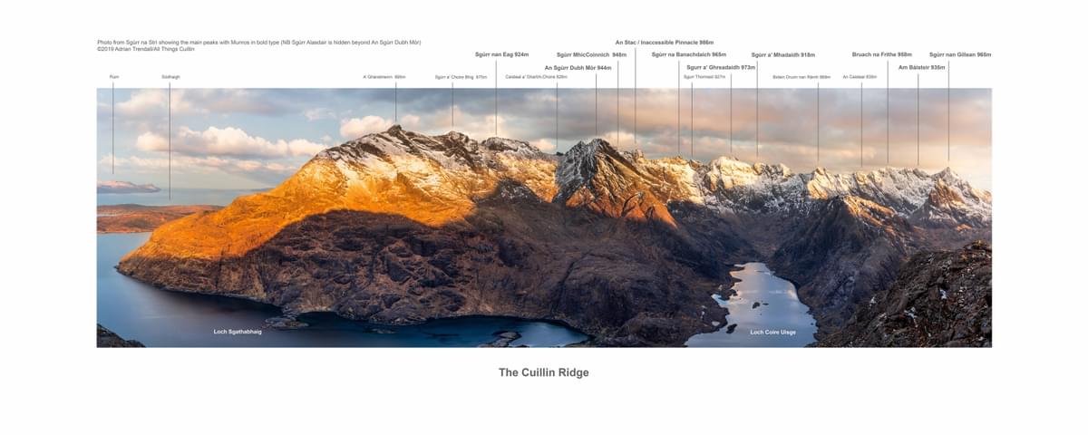 Cuillinne Ridge Map The Cuillin Ridge in winter | Cicerone Press