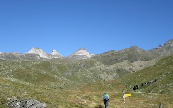Cime Bianche and Matterhorn summit