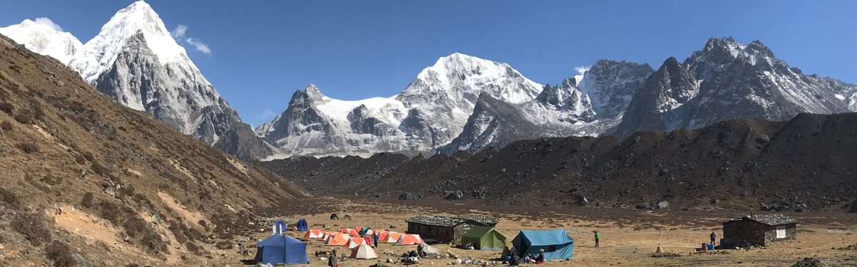 TH 1 View from Ramche South Base Camp