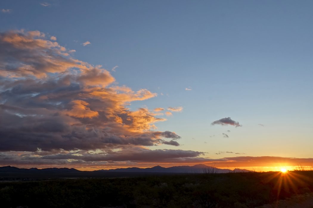 desert sunrise