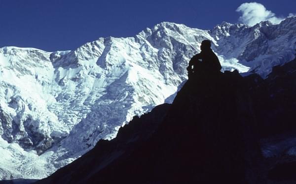 Early morning below the South-west Face of Kangchenjunga