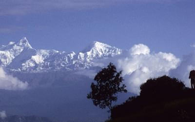 Trekking in the Himalayan foothills