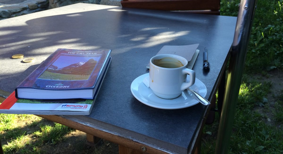 Morning Coffee As Motivation And Paddy Dillons Gr5 Guide For Reference