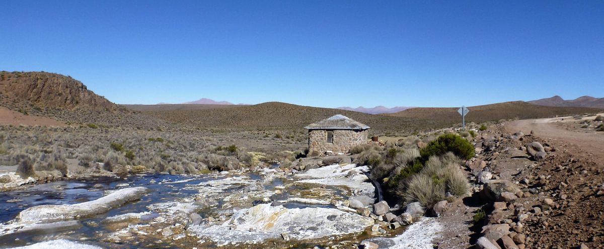 Hot Springs Tranquil Solitude In  South  America