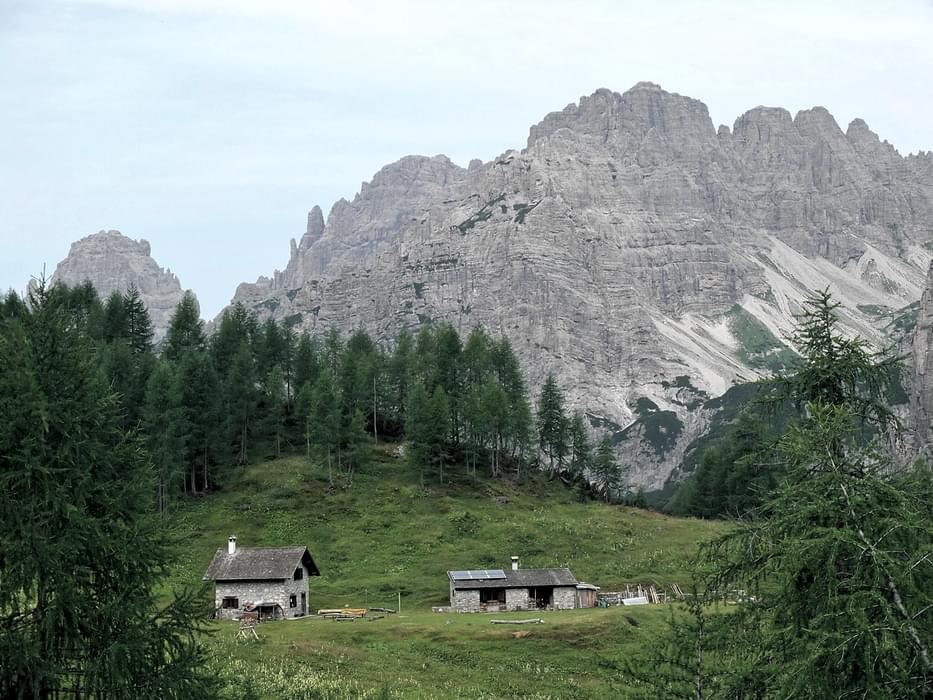 Casera  Valbinon In The  Italian  Dolomites