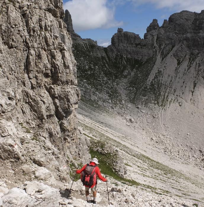 More Climbing And Descending Of Rugged Scree Slopes In This Beautiful Part Of The  Dolomites