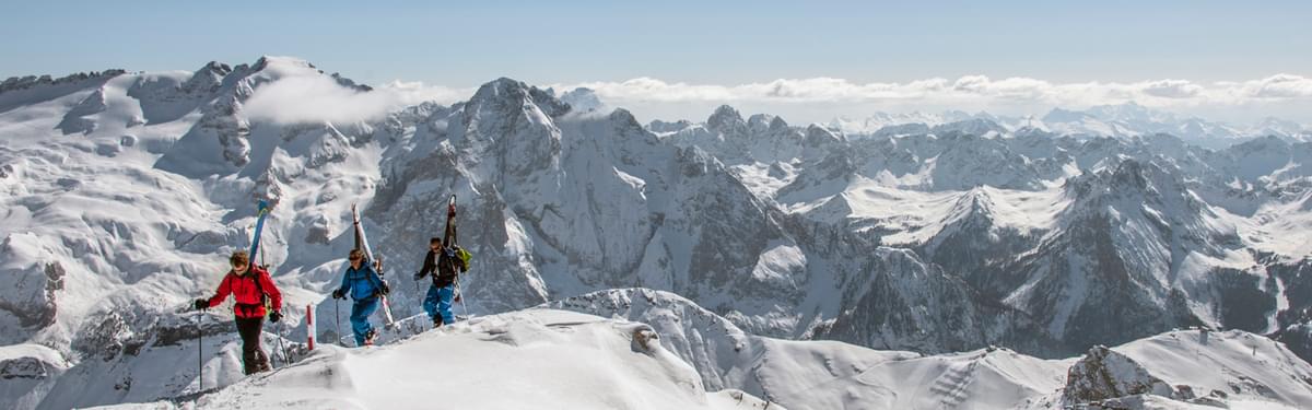 Ski Touring In The  Dolomites