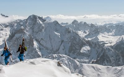 Ski Touring In The  Dolomites