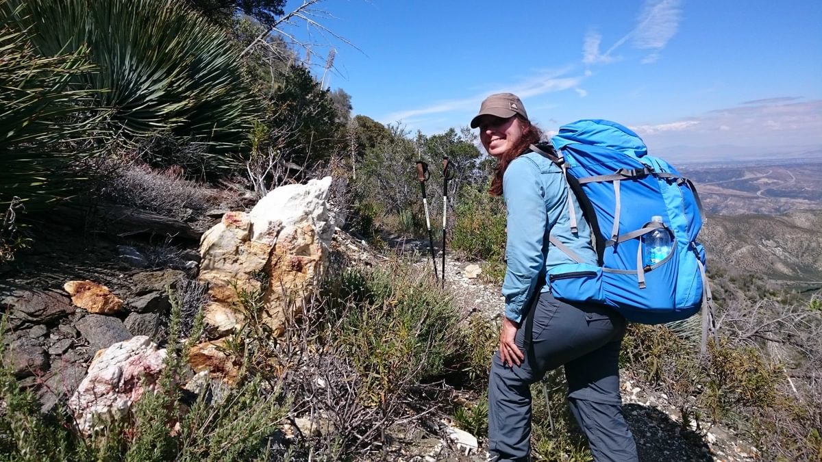 Lisa In The San Bernardino Mountains Pct