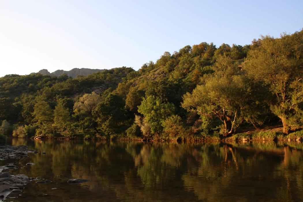 The  Arda  River  Before  Madzharovo In  Bulgaria