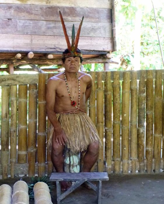 Shaman In  Ecuador Expedition Life