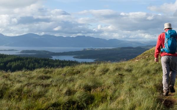 Beinn  Lora Summit With  Loch  Linnhe In  Ben  Nevis And  Glen  Coe Region
