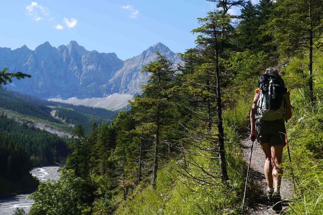 Approaching The  Karwendel