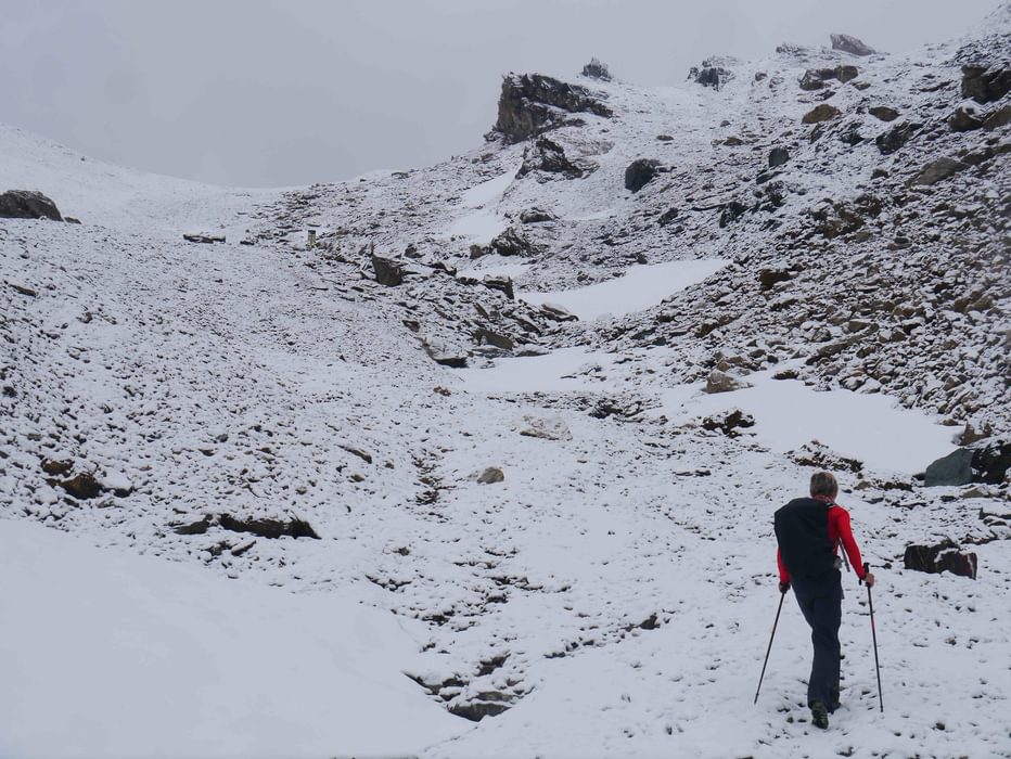 Classic Summer Trekking Weather In The  Alps