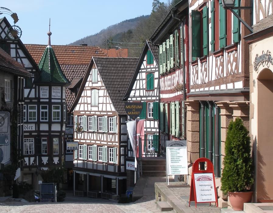 Schiltach On The  Kinzig Bicycle Trail