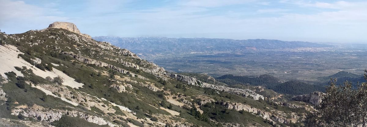 Montaspre Ridge And The Plains Below