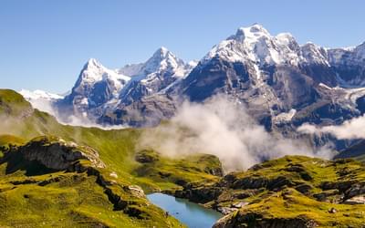 Header  The Giants Of The  Bernese  Oberland  Eiger  Monch And  Jungfrau