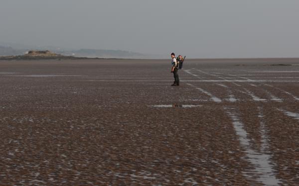 Tidal island of Hillbre, Merseyside