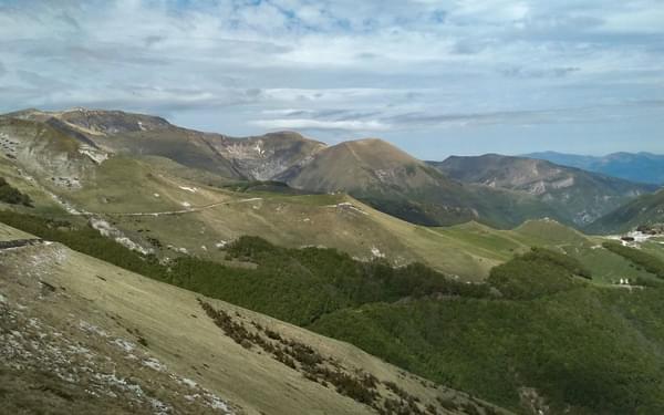 Monte amandola in the Sibillini national park