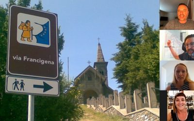 Walking the via Francigena