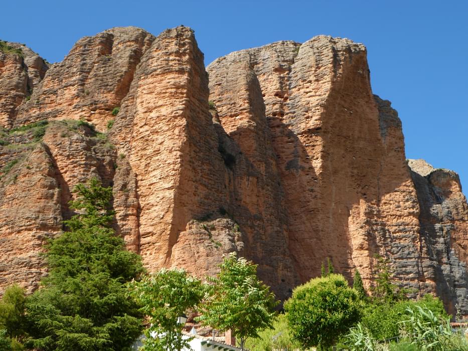The imposing walls of La Visera on Mallos de Riglos the authors local crag for five years