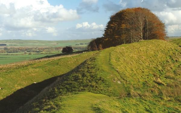 Iron Age earthworks of Barbury Castle