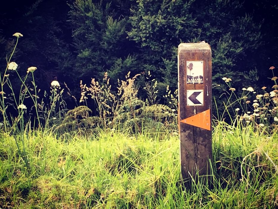 Te Araroa trail sign