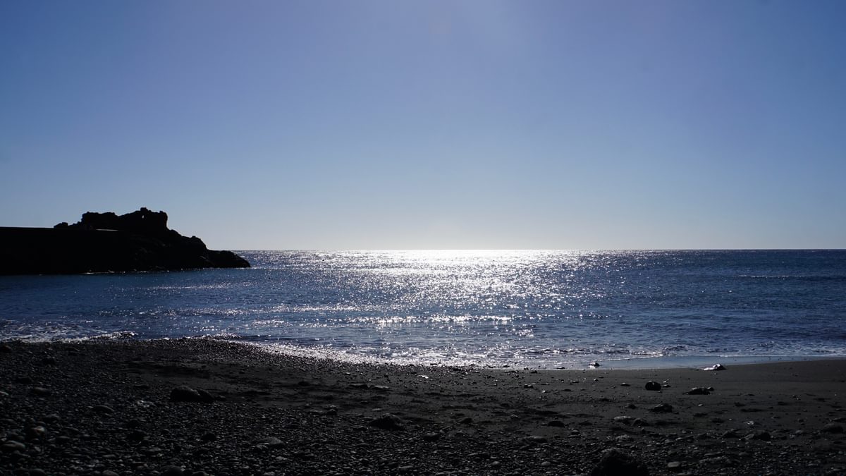 The beach of Faro de Fuencaliente