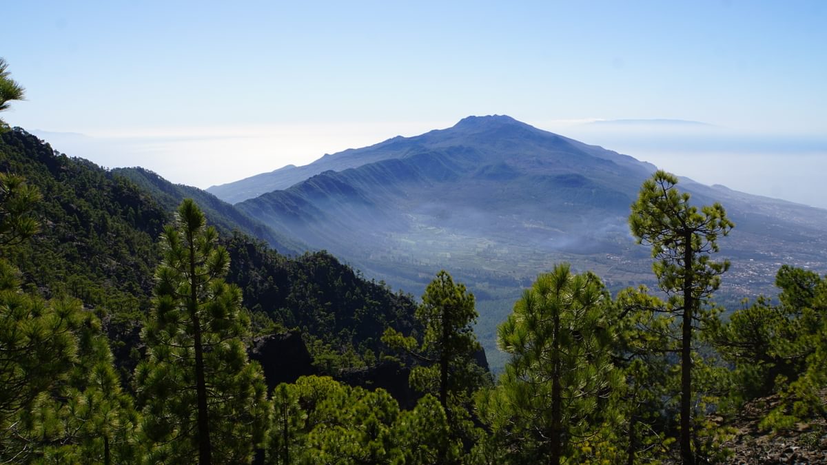 View over Cumbre Nueva, La Palma
